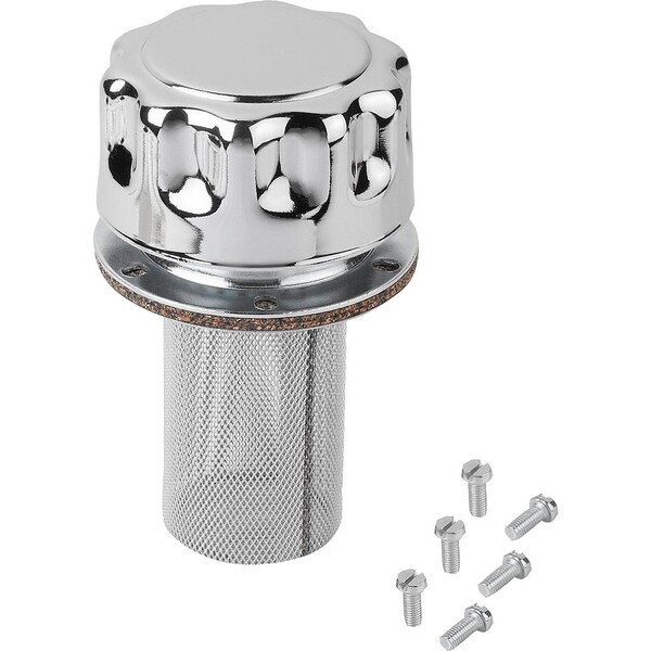 Filler Neck With Chain Steel, Comp:Steel, D=80